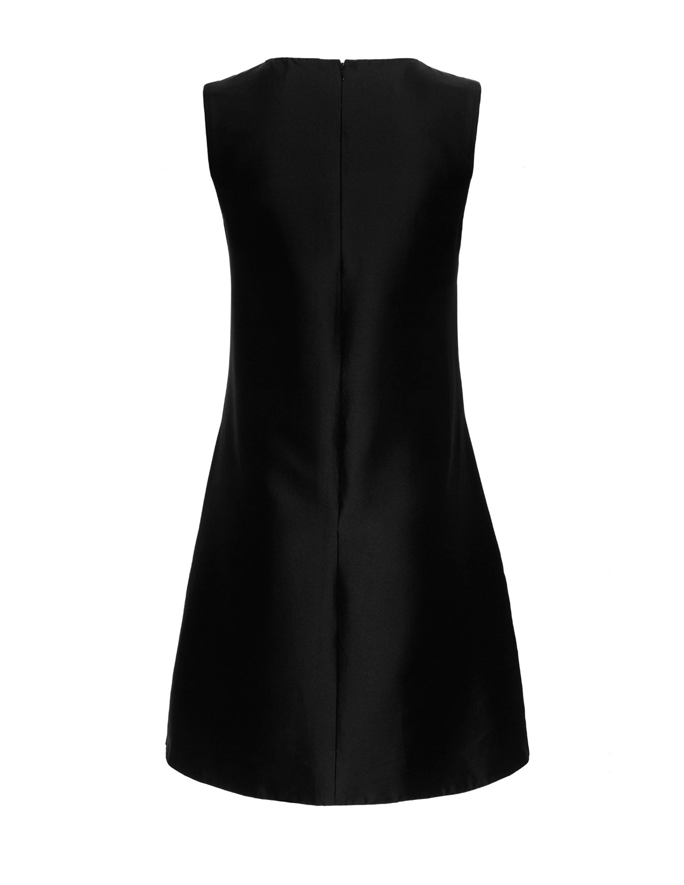 Classic A-line Style Dress with Pockets Black — The Lawson - Senza Tempo Fashion