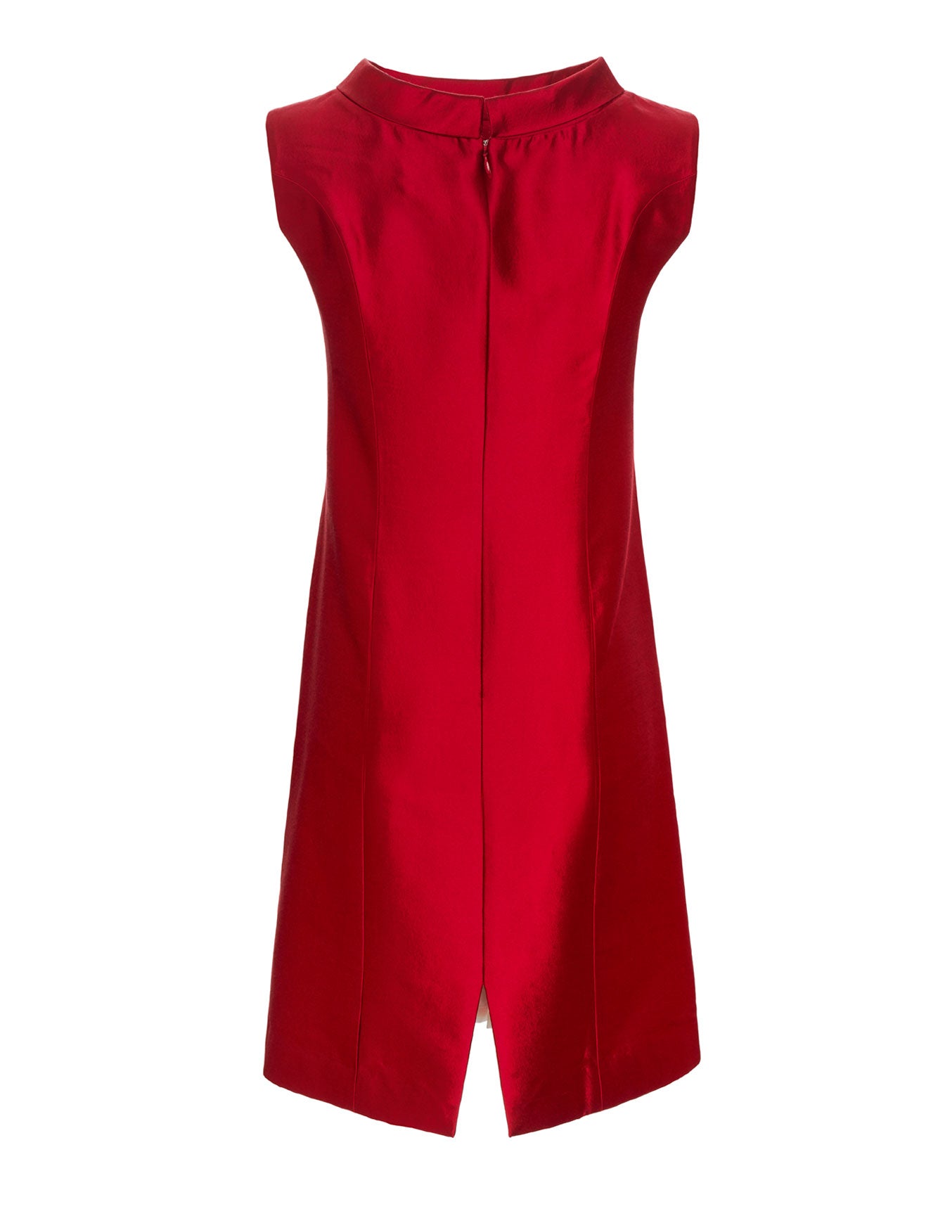 Classic Shift Dress Red — The Jackie - Senza Tempo Fashion