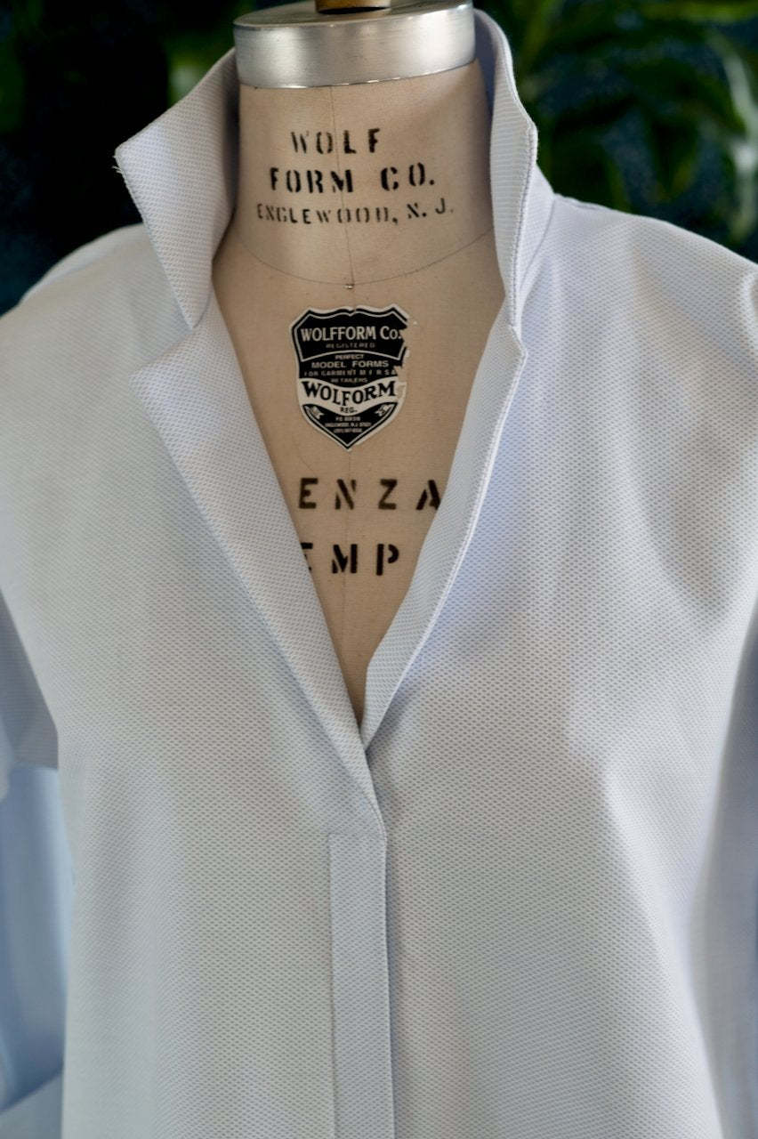 Luxury Cotton Tunic Shirt Dress — The Helen - Senza Tempo Fashion