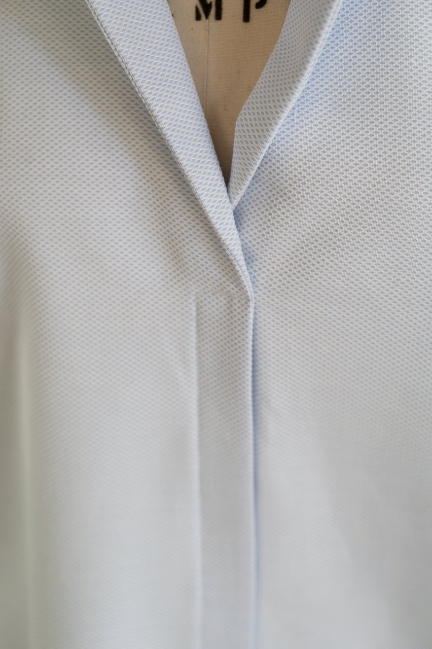 Luxury Cotton Tunic Shirt Dress — The Helen - Senza Tempo Fashion
