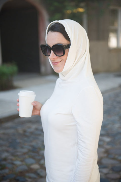 Vintage inspired elegant cotton hoodie — The Grace II