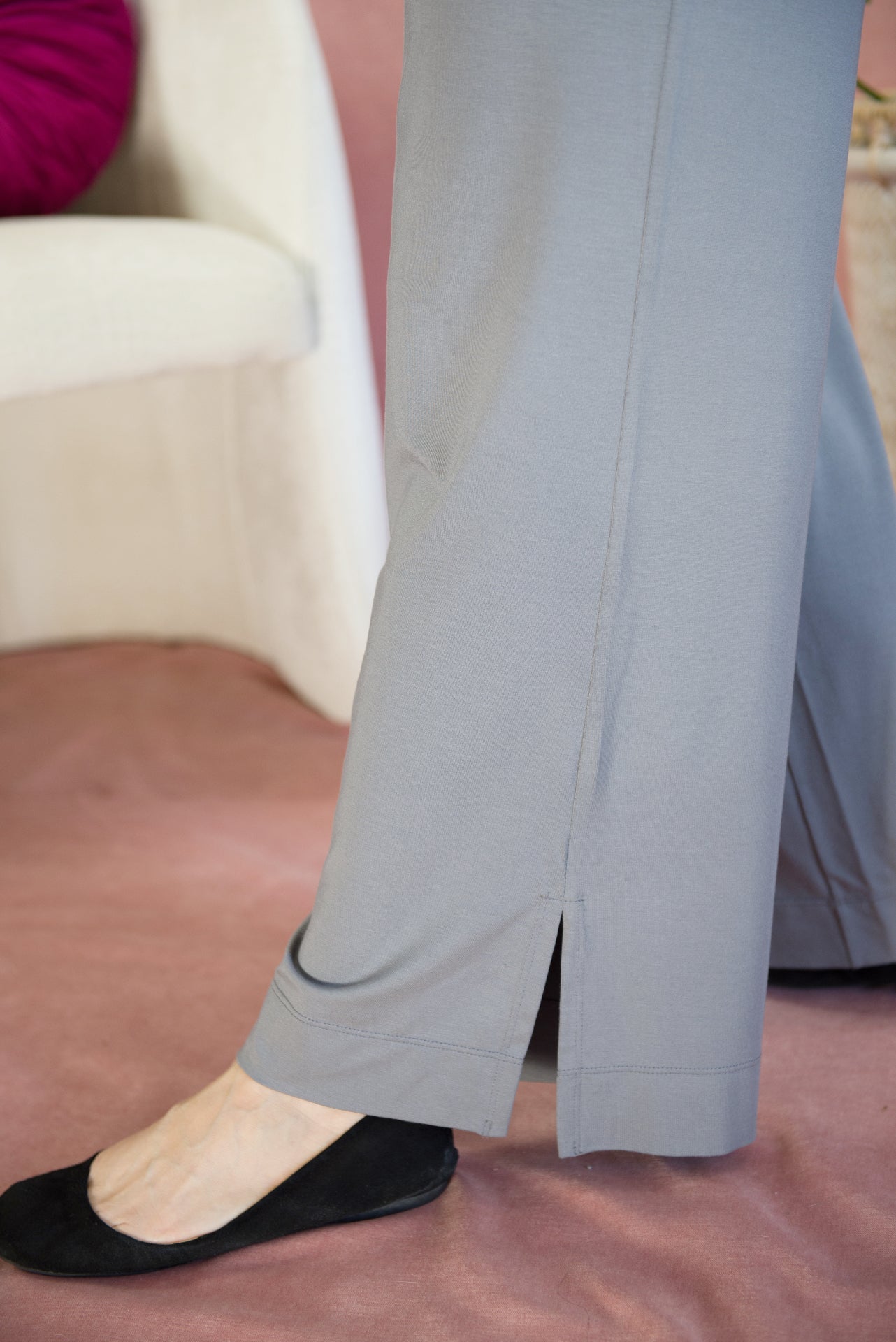 Wide-leg Palazzo Style Loungepants — The Claire I - Senza Tempo Fashion