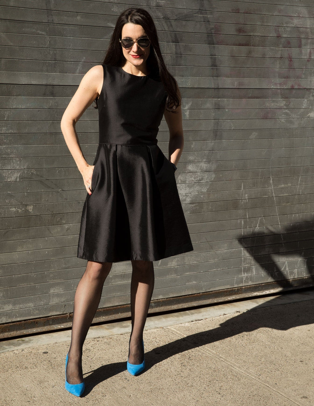 Classic Fit and Flare Dress with Pockets — The Carmel - Senza Tempo Fashion