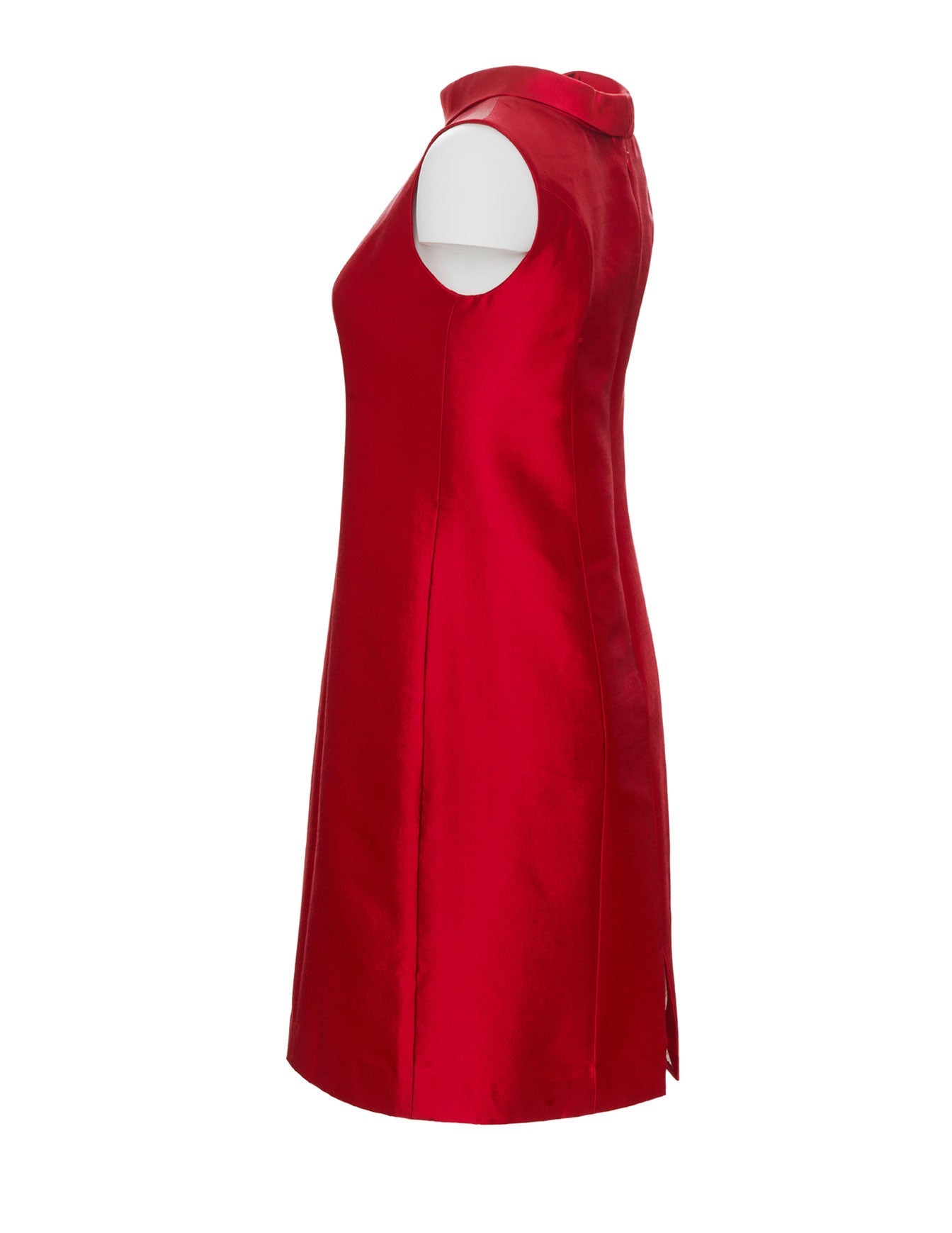 Classic Shift Dress Red — The Jackie - Senza Tempo Fashion