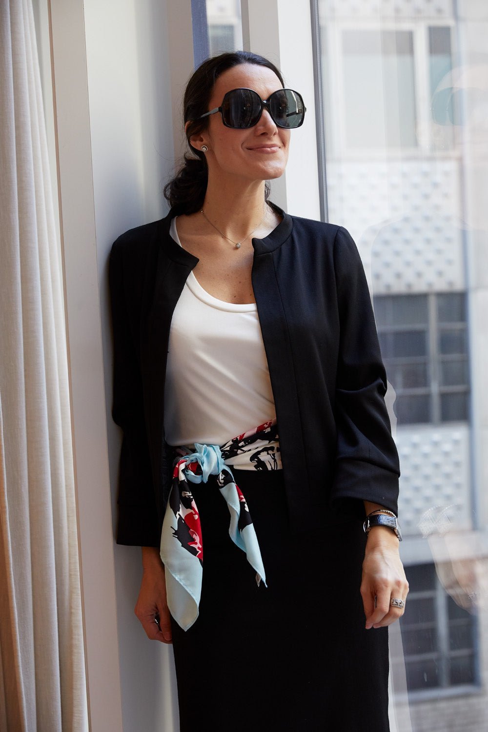 Classic Suiting Blazer Open Front — The Natalie - Senza Tempo Fashion