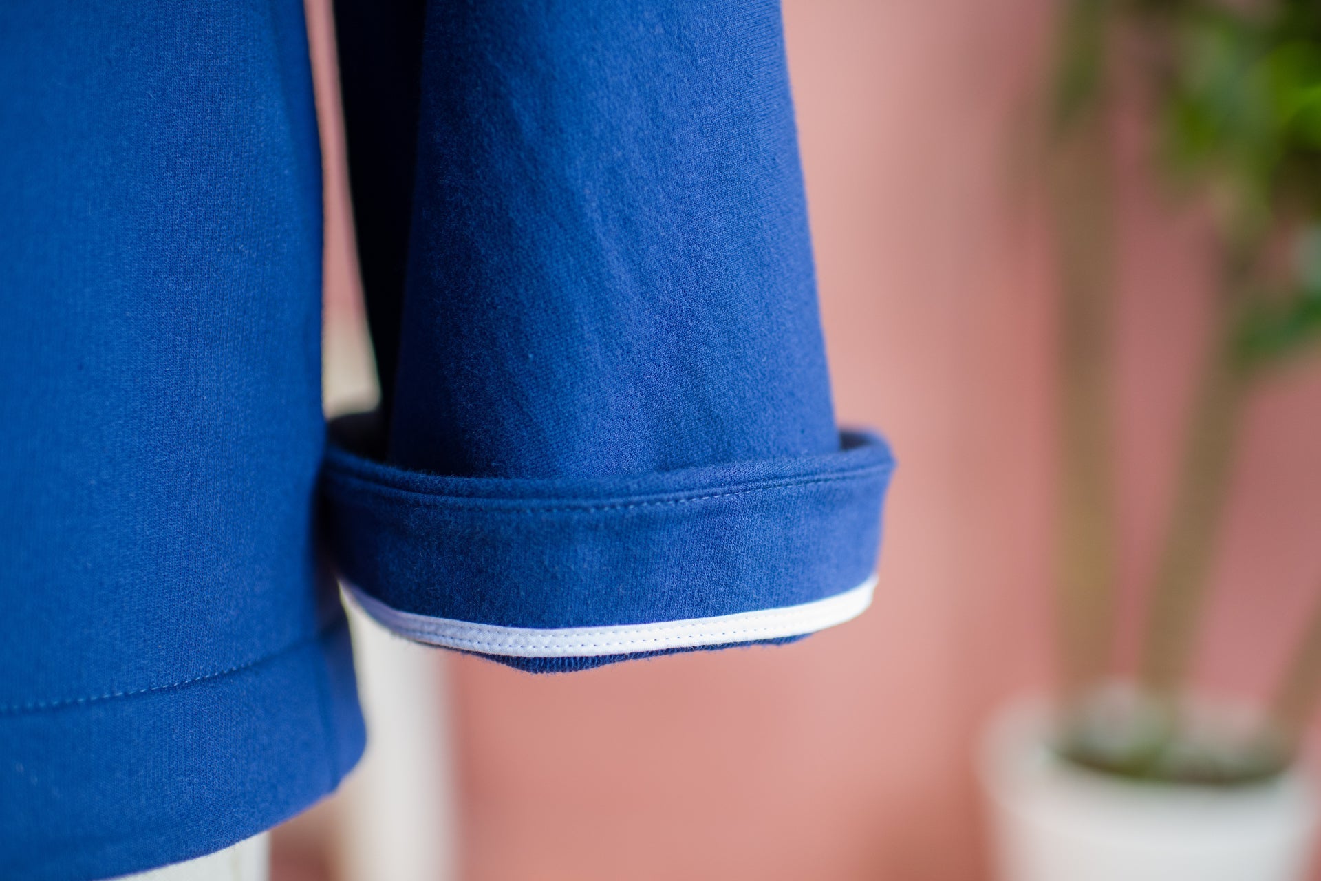 Elegant Shawl Hoodie French Cotton Terry — The Veruschka - Senza Tempo Fashion